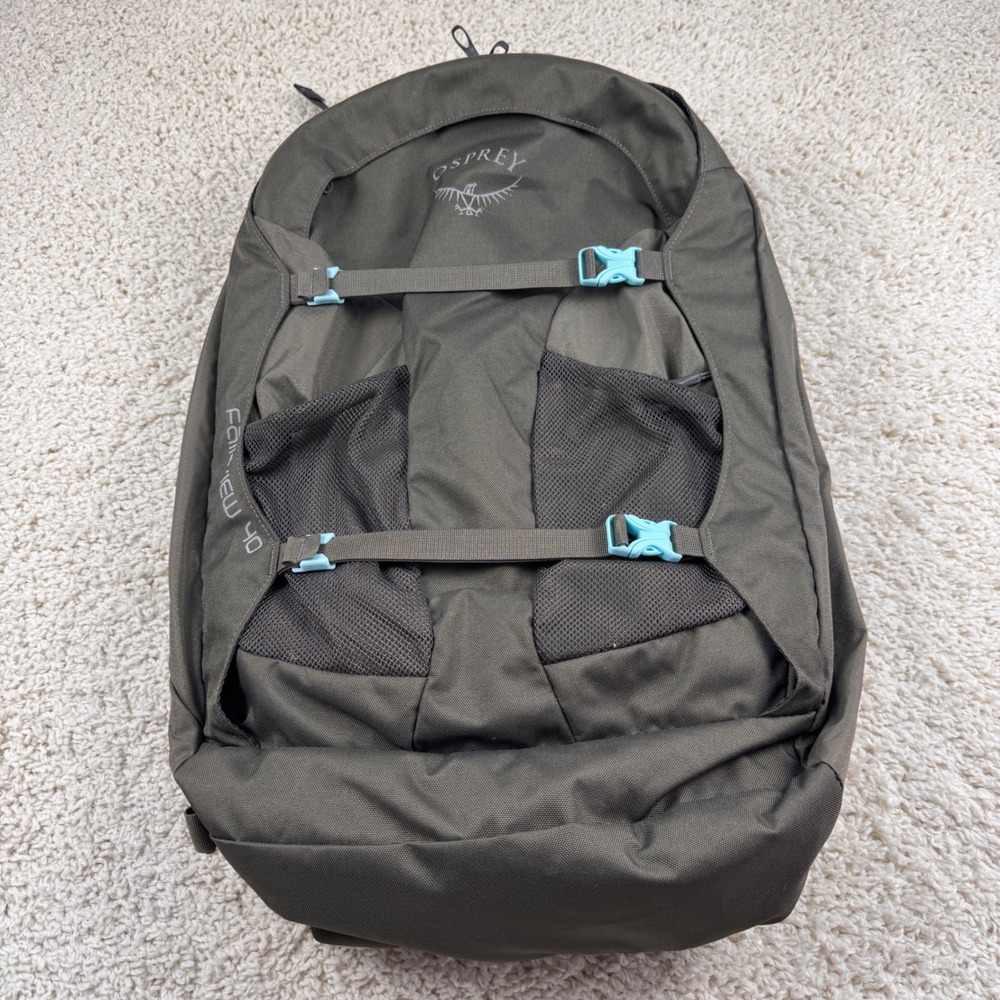 Osprey Fairview 40 Travel Backpack Women 40L Olive Green Excellent Condition